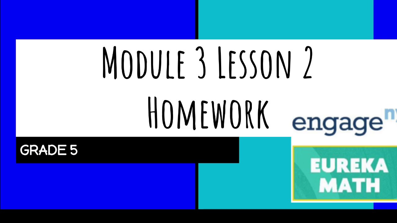 lesson 2 homework module 3 grade 5