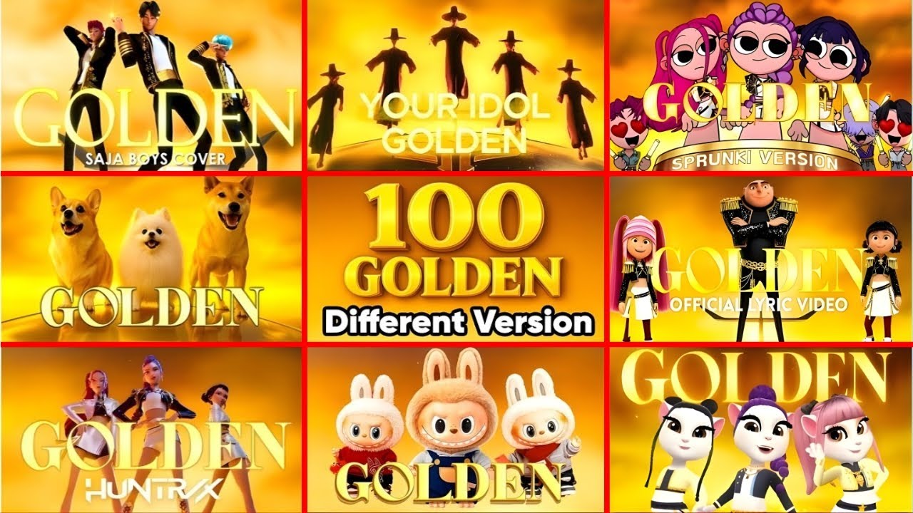 🎵 Song 'GOLDEN' Huntr/x Through Different Versions ~ Guess The Song ...