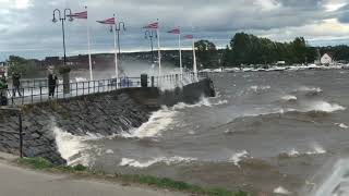 Storm på Mjøsa