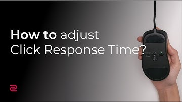 How to adjust mouse click response time?