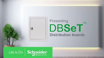 DBSeT distribution boards overview I Schneider Electric