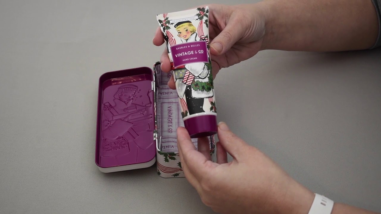 Vintage and Co Hand Cream Tin YouTube Vintage and Co Hand Cream Tin YouTube