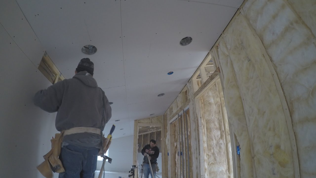 Drywall Taping And Mudding Jam House Experience Construction