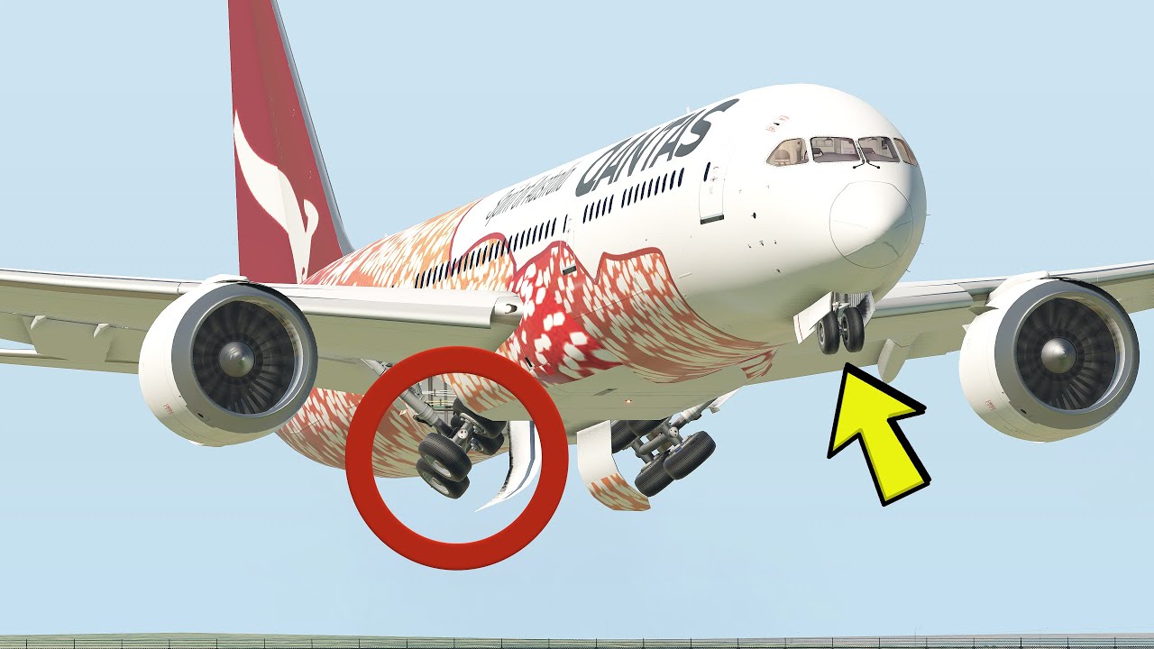 B787 Pilot Made An Emergency Landing When The Landing Gear Got Stuck