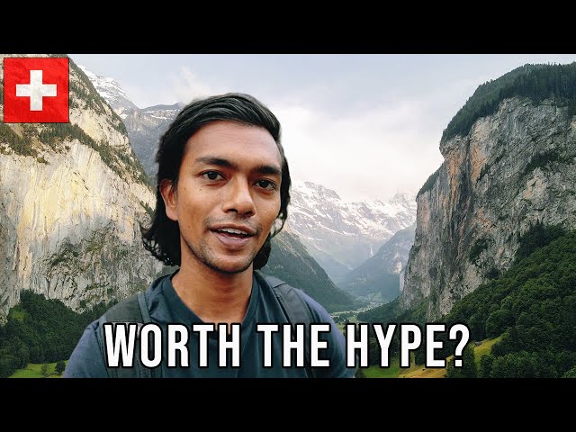 Travel vlog - First Impressions of Switzerland - Lauterbrunnen + Interlaken Vlog 🇨🇭