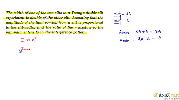 The width of one of the two slits in a Young\