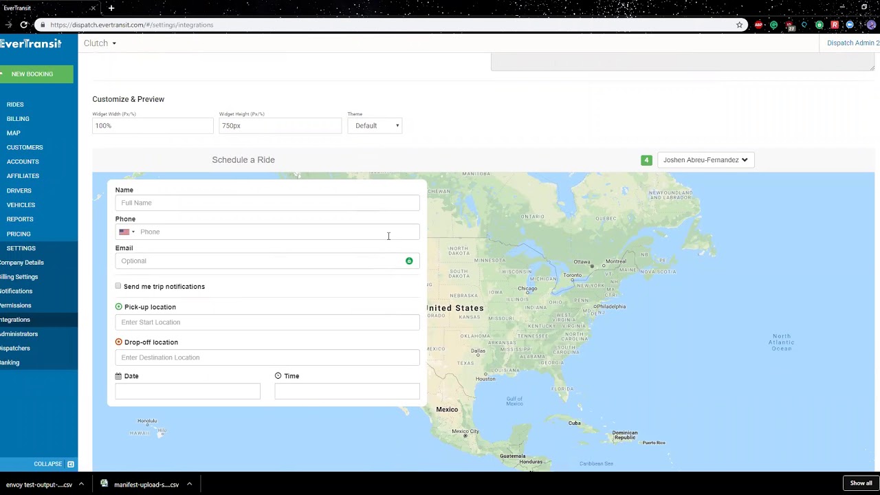 EverTransit Onboarding 4 - Part 2 - Booking portal integration and ...