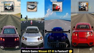 Nisaan GT-R R35 Top Speed in Extreme Car Driving Simulator, Racing Master, CPM & CPM 2 - Car Games screenshot 4
