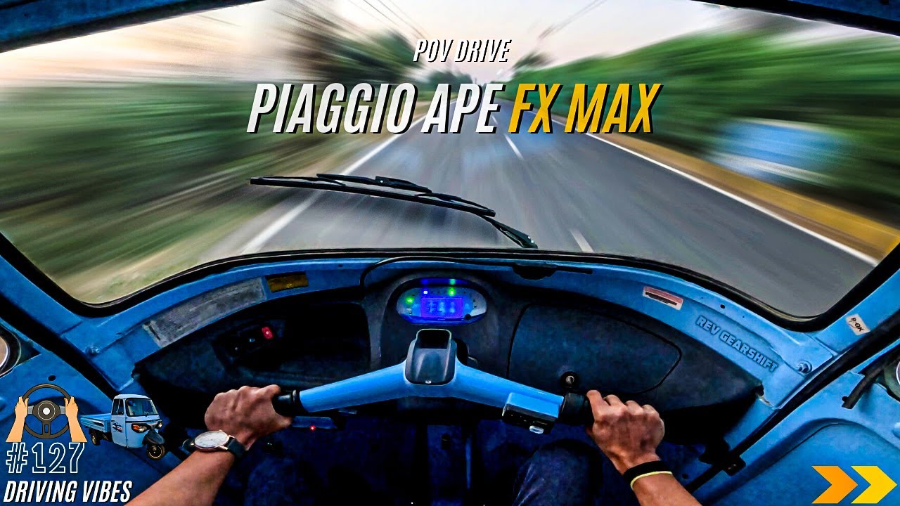 2025 PIAGGIO APE E XTRA FX MAX | 9.55KW 45NM | POV Drive 