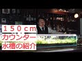 【長さ１５０ｃｍ！】カウンター水槽の紹介