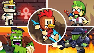 Dan The Man - Fright Zone final boss fight With Super Chicken  (No Damage).