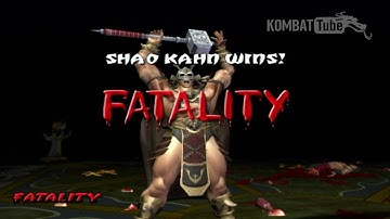 MK:D Shao Kahn "Heavy Hammer" Fatality