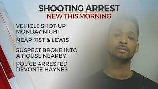 Tulsa Police Arrest Man Suspected Of Shooting At Vehicle Overnight