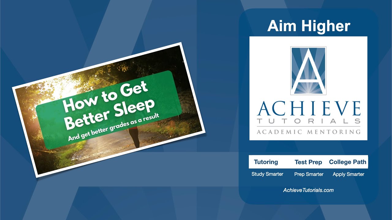 How to Get Better Sleep - YouTube