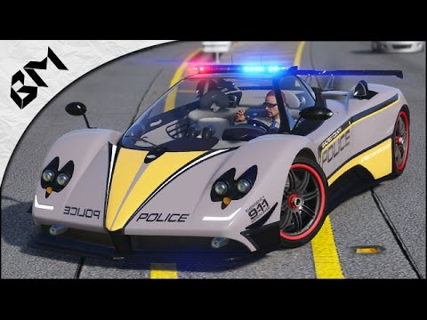 GTA 5 - LSPDFR - HOT PURSUIT - Dubaï Police - Pagani Zonda - Patrouille 21