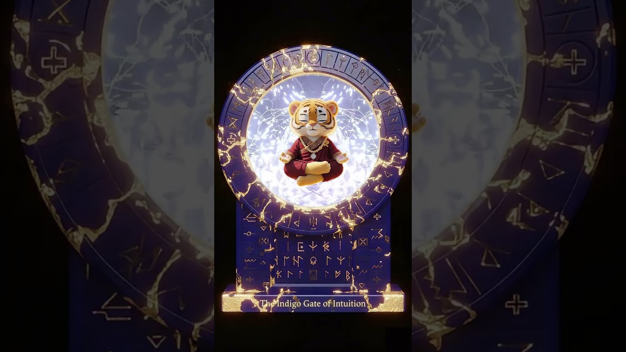 Zen Buddies | Indigo Gate of Intuition | 12-Minute Insight Meditation | Monk Taiga