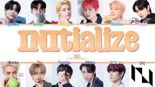 [LYRICS/歌詞] INI - INItialize Wealth