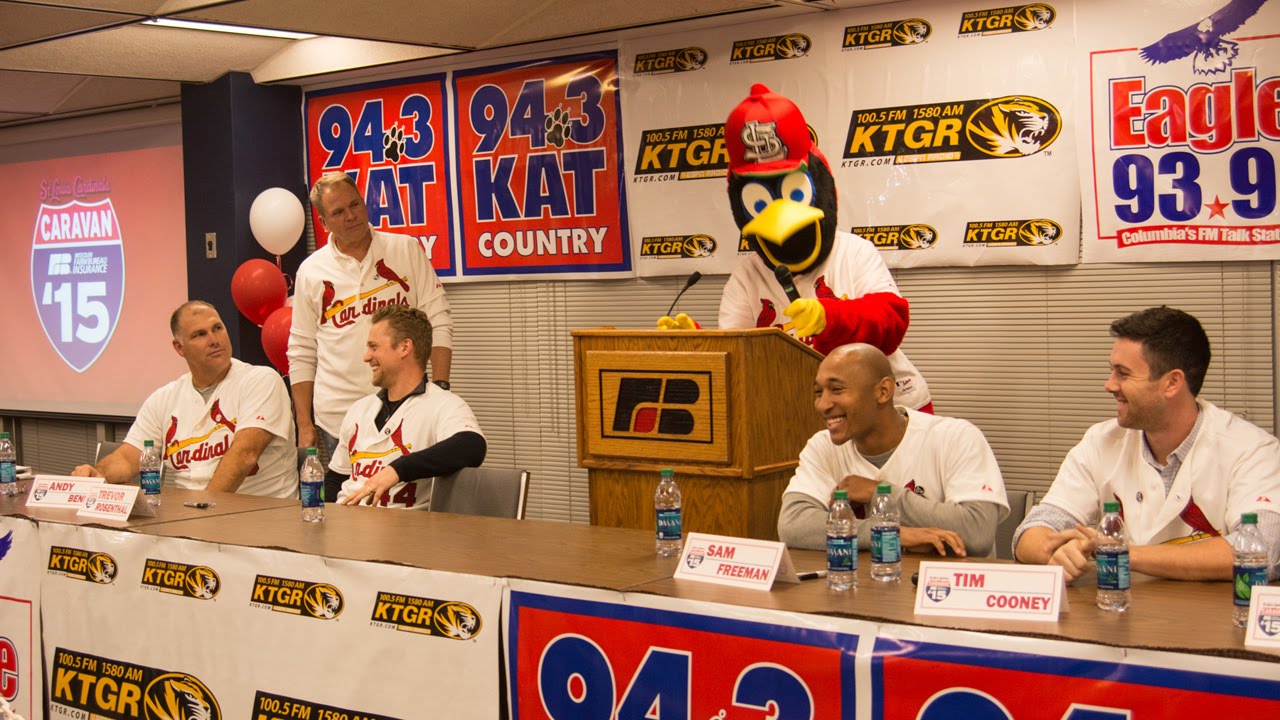 baseball ops 2015 St. Louis Cardinal Caravan - Missouri Farm Bureau