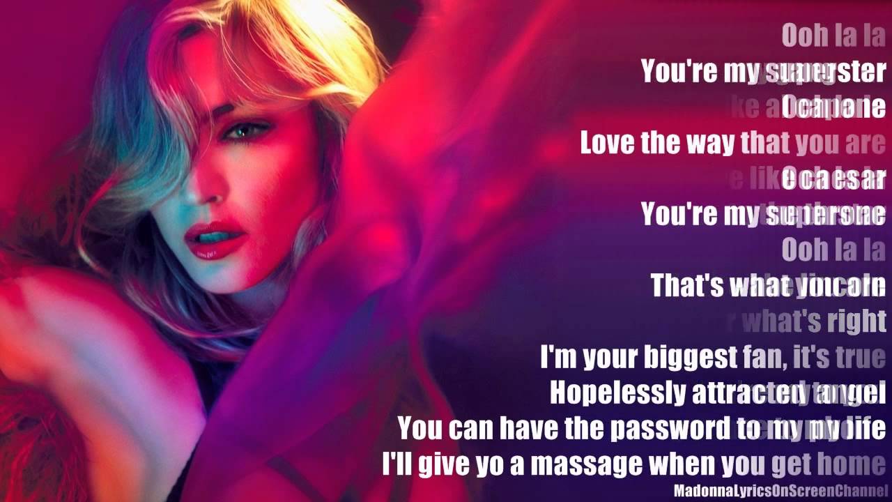 Madonna Superstar (Lyrics On Screen) YouTube