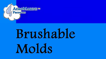 How to Make a Brushable Silicone Rubber Mold by AeroMarine Products