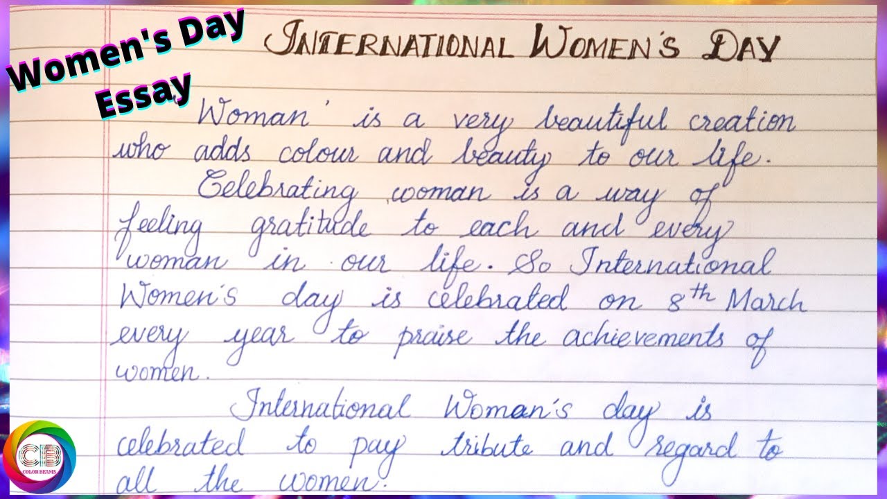 women's day essay tagalog