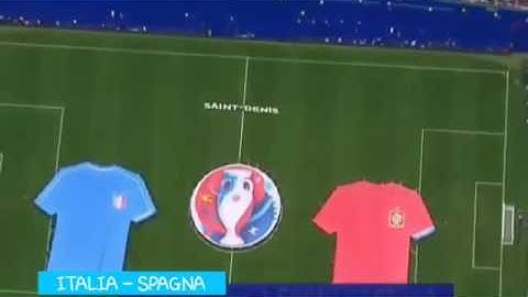 ITALIA -SPAGNA EURO 2016- SINTESI E COMMENTO ITALIANO  DI CARESSA E BERGOMI