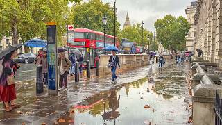 A Rainy October Day in London ☔️ Westminster to Belgravia Walk 2026 | 4K HDR