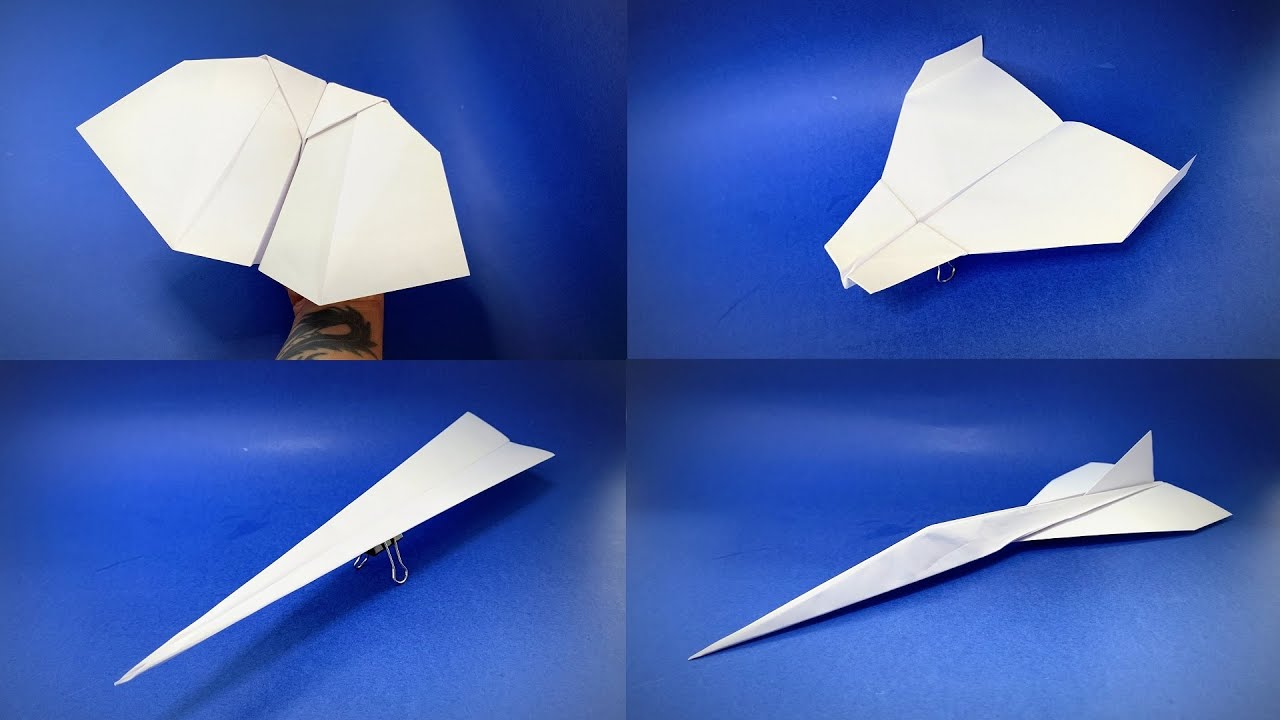 3 Meilleurs Avions en Papier, Fusée, Chauve Souris | Comment faire un