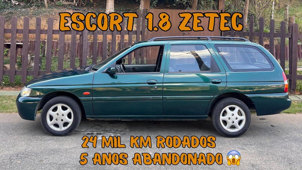 Escort SW 1.8 ZETEC GLX 99/00 - Em detalhes após 5 anos abandonado 🔥 ...
