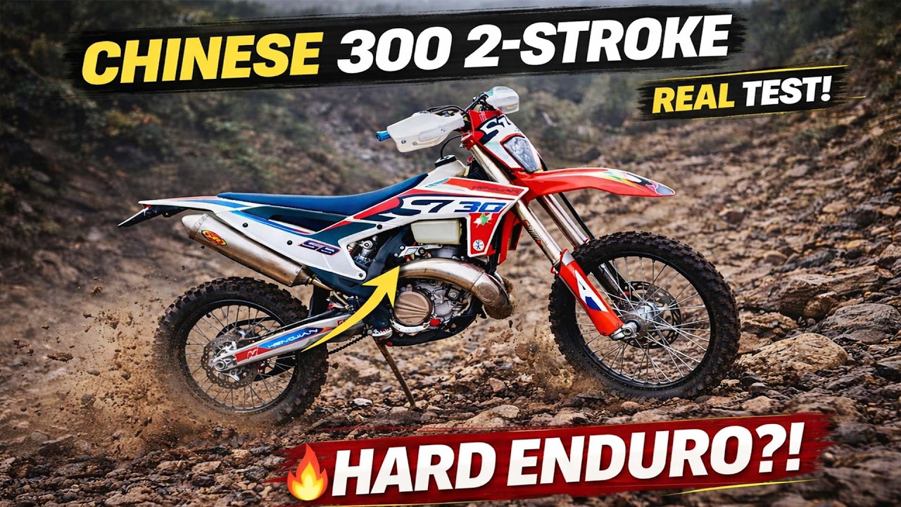 Chinese 300 2-Stroke in HARD ENDURO! Hengjian Z300 - YouTube
