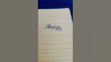 writing ananya in cursive handwriting/shorts....