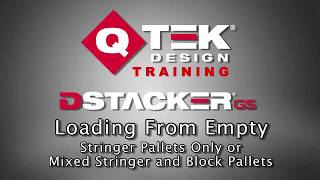 Loading the DStacker from a CHEP Stringer Pallet or Mixed Stringer Pallet