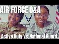 Air Force Active Duty Vs. National Guard ✈️ | Q&A 2021 #airforce #activeduty #nationalguard