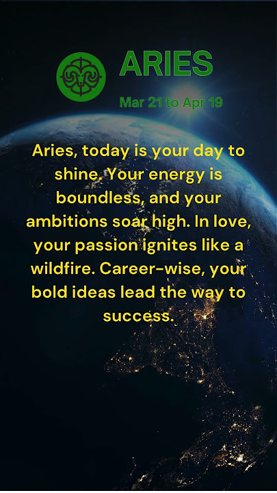 Seize the Day with Aries: Daily Horoscope Insights Await! #Aries #horoscope