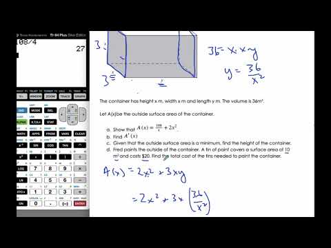 IB MAI HL - 10.07.1 Optimization - Example 2