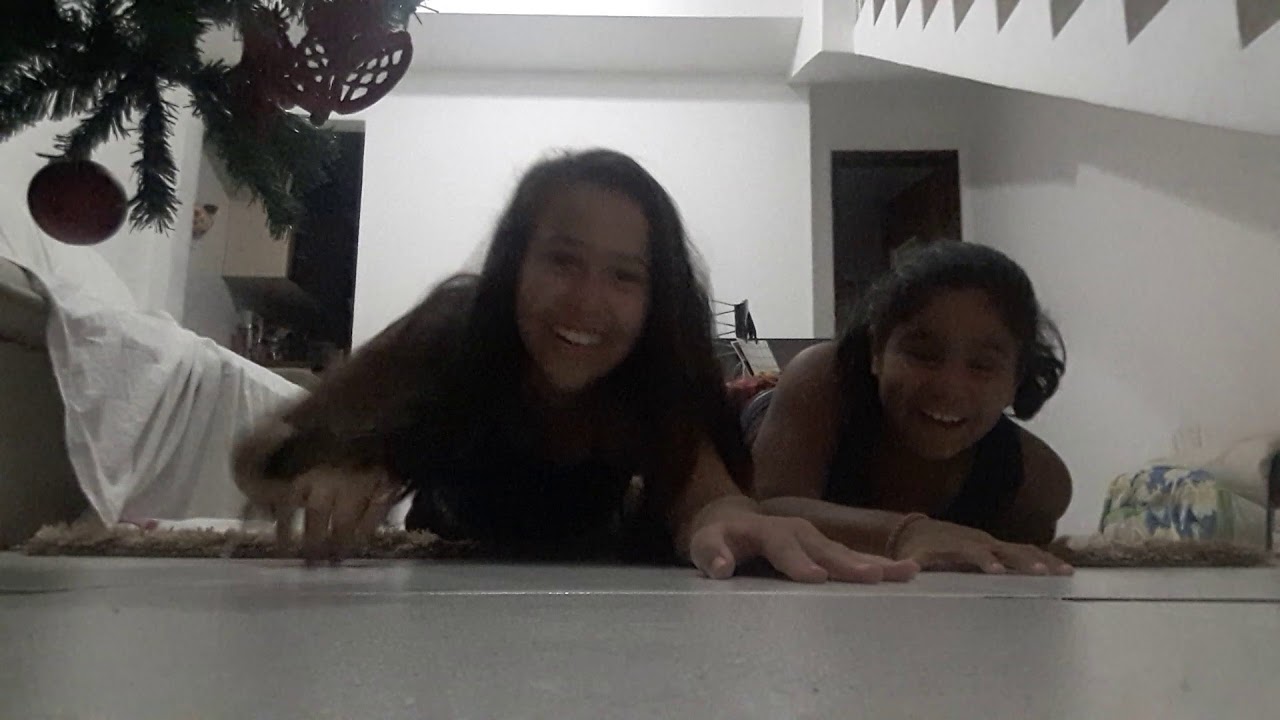 Desafio da yoga com minhas primas😍