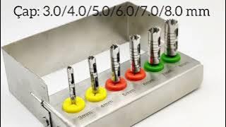 Leobone Long Trephines Kit | Trepan Frez Seti