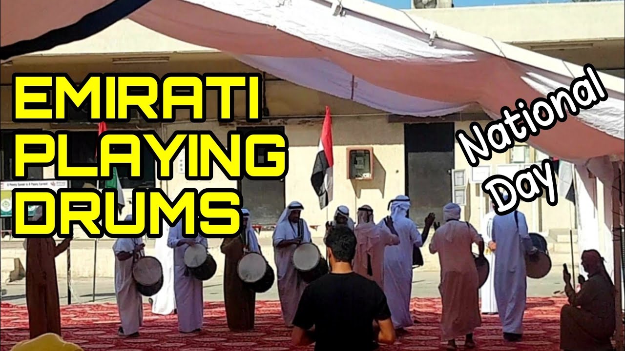 DRUM INSTRUMENT PLAYING BY EMIRATI - YouTube