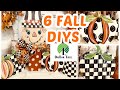 🍁6 DIY DOLLAR TREE FALL DECOR CRAFTS CUTEST SCARECROW🍁" I Love Fall" ep 17 Olivias Romantic Home DIY