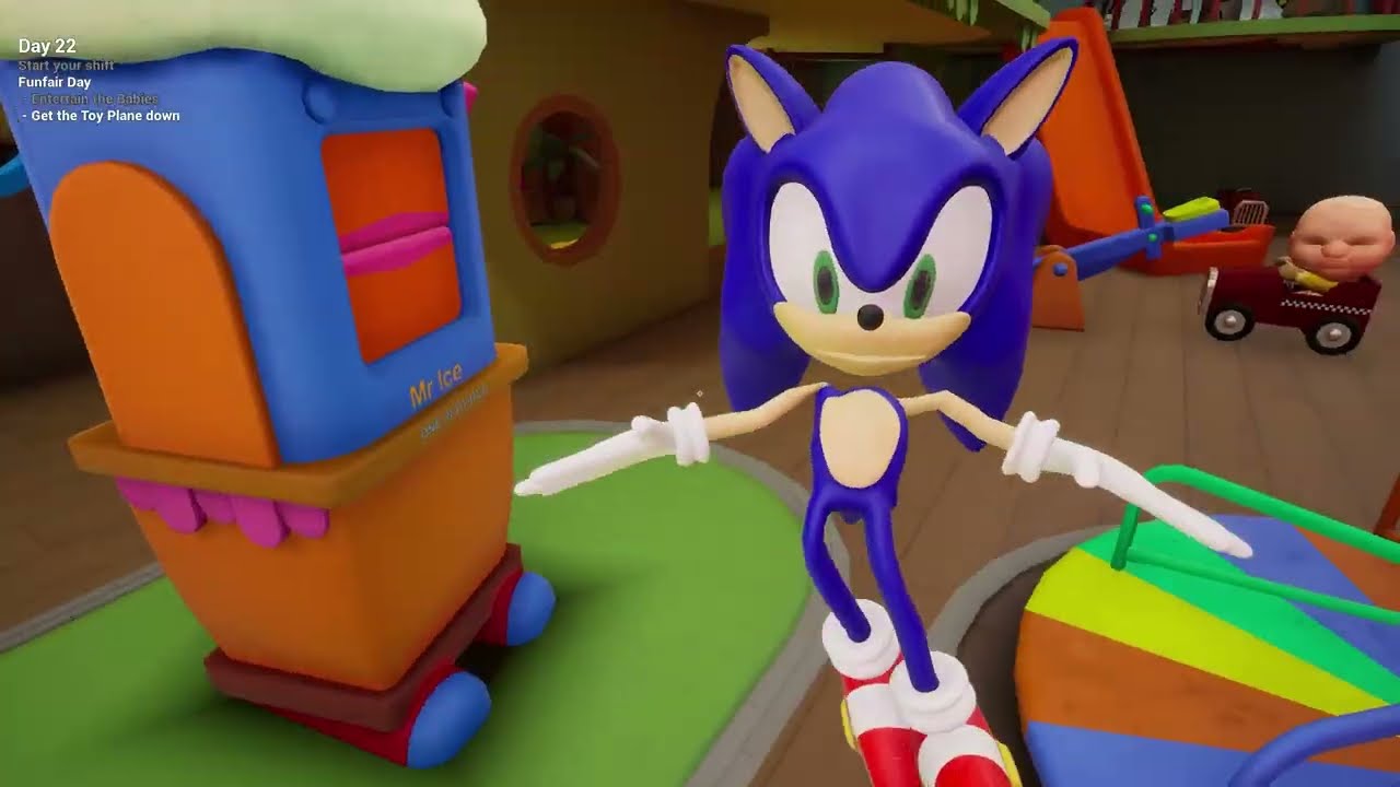 Sonic Baby In Yellow Wants To GO Fast! 😱