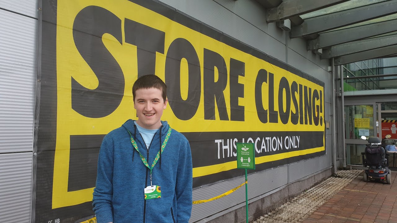 Walk through Homebase Newtownabbey 2 weeks before closing down