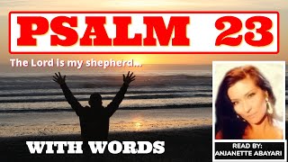 Psalm 23 NIV - New International Version Audio (With Words) NIV - Psalm 23 Dramatized NIV