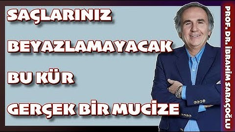 SAÇLARINIZ BEYAZLAMASIN. BU KÜR GERÇEK BİR MUCİZE #saçbeyazlaması #ibrahimsaraçoğlu #