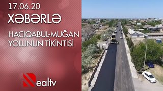 Hacıqabul-Muğan yolunun tikintisi