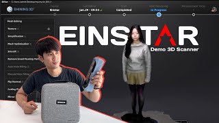 3D Scanner ถูกที่สุด กับเทคนิคการสแกนคน ที่ดีที่สุด แม่นยำที่สุด By Einstar