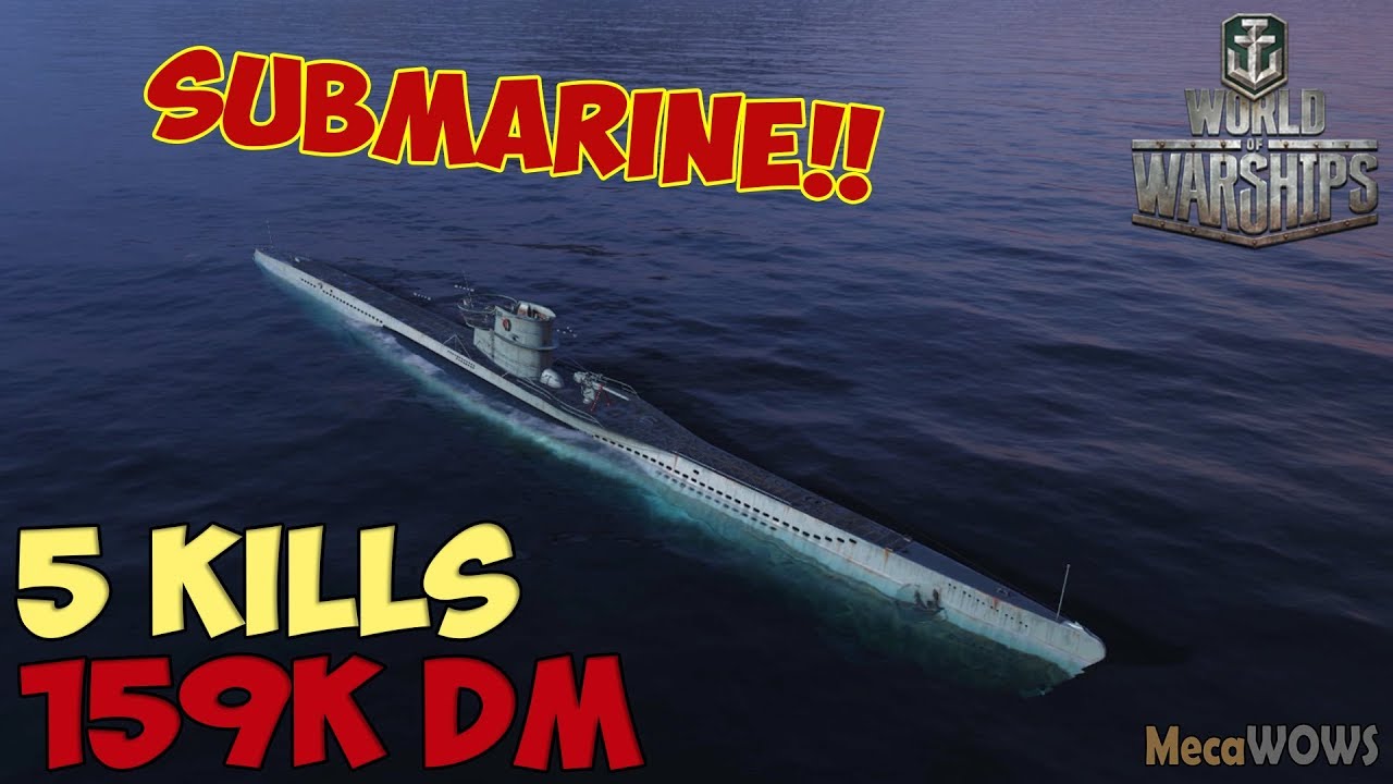 เกม world of warships New World of WarShips | U-69 | 5 KILLS | 159K Damage - Replay Submarine Gameplay 4K 60 fps