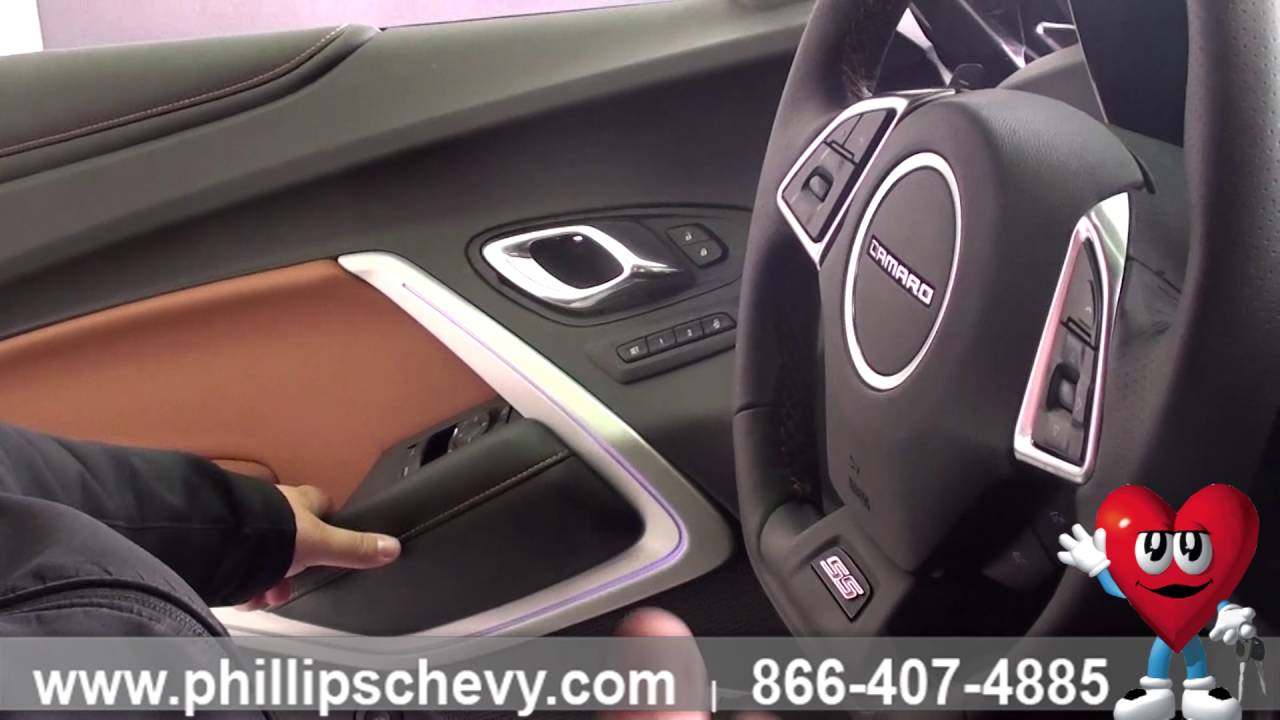 Phillips Chevrolet 2016 Chevy Camaro 2ss Interior Spectrum Lighting Chicago New Car Dealership