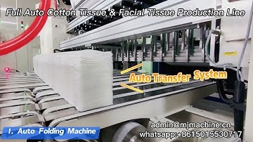 New Fully Cotton Tissue Machines, Facial Tissue Interfolder Machine Line With Cutting and Packing