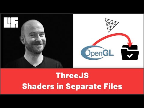 ThreeJS - Shaders in Separate Files (with syntax highlighting)