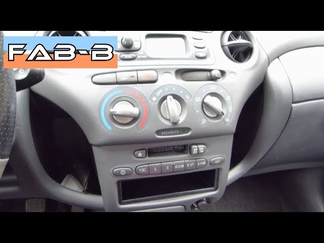 Toyota Yaris MK1 Phase 2 Radio Install (2003-2005) 